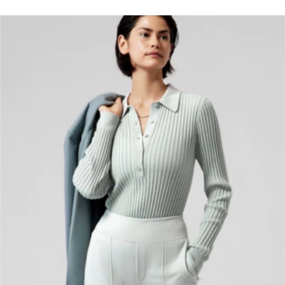 Athleta Sweet Bay Henley Sweater